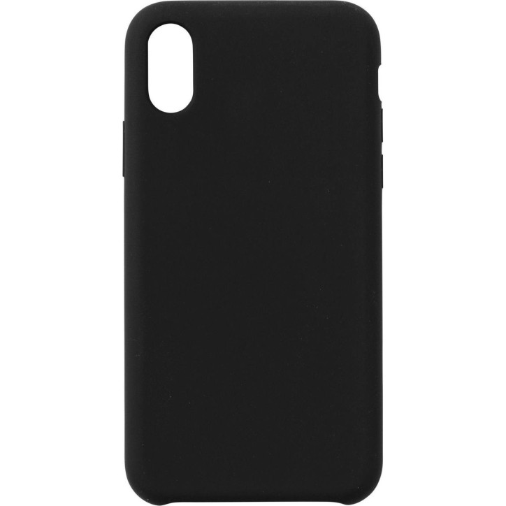 ES671126-BULK eSTUFF iPhone X/Xs MADRID Silicone Cover - Black Apple iPhone XS, X