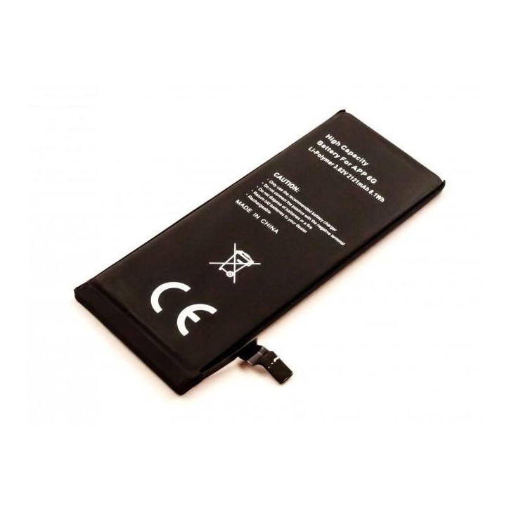 MBXAP-BA0053 CoreParts Battery for iPhone 6 8.1Wh 3.82V Li-Pol 2121mAh for iPhone 6 High Capacity Battery 616-0804, 616-0805, 61