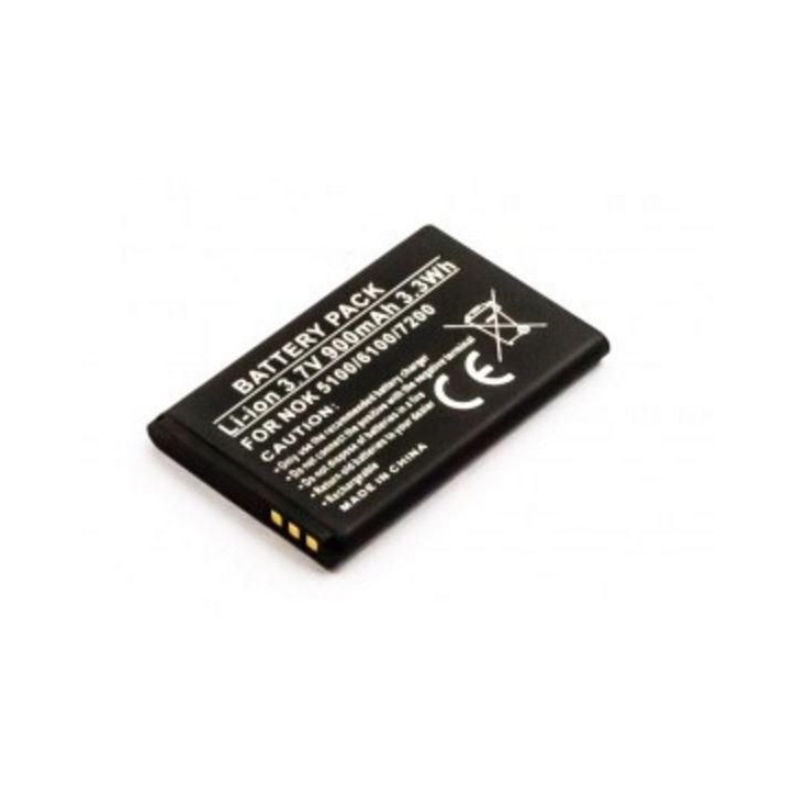 MBXNOK-BA0046 CoreParts Battery for Mobile 3.3Wh Li-ion 3.7V 900mAh Nokia BL-4C Nokia Mobile X2, 7705 Twist, 7270, 7200, 6301, 6