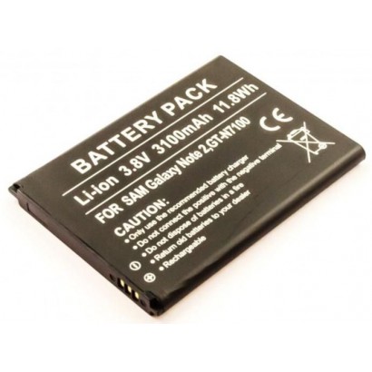 MSPP4112 MSPP4112 CoreParts Battery for Samsung Mobile 8.14Wh Li-ion 3.8V 2200mAh, Samsung Galaxy Note 2 N7100 EB595675LU, EB...