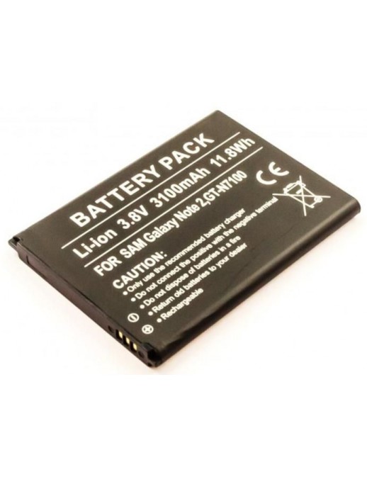 MSPP4112 MSPP4112 CoreParts Battery for Samsung Mobile 8.14Wh Li-ion 3.8V 2200mAh, Samsung Galaxy Note 2 N7100 EB595675LU, EB...