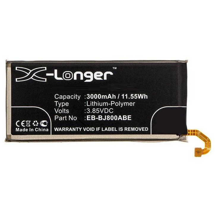 MOBX-BAT-SMJ610SL CoreParts Battery for Samsung Mobile 11.1Wh Li-ion 3.7V 3000mAh, for Galaxy A6 2018, A6 2018 LTE, J6 2018, J6 