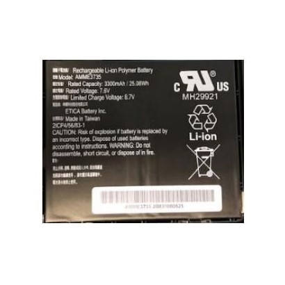 BTRY-ET5X-10IN3-02 BTRY-ET5X-10IN3-02 Zebra BATTERY PACK,LITHIUM POLYMER,9660 MAHR / 7.6V, ET51 OR ET56 10" WINDOWS ONLY, REP...