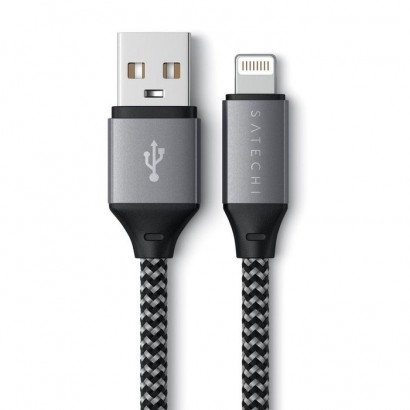 ST-TAL10M Satechi Lightning Cable 0.25 M Grey