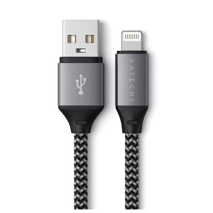 ST-TAL10M Satechi Lightning Cable 0.25 M Grey