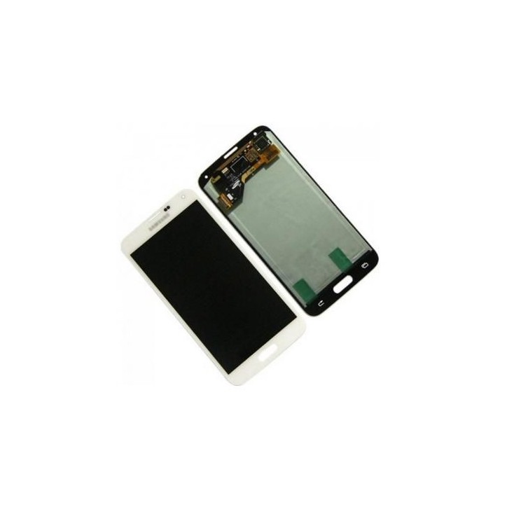 GH97-15959A Samsung Samsung SM-G900F Galaxy S5, Complete Display LCD+Touchscreen, white 645369 Samsung Galaxy (Mobilephone) S5 (
