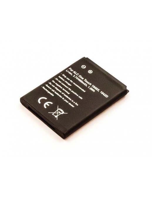 MBXMISC0209 MBXMISC0209 CoreParts Battery for Mobile 1.5Wh Li-ion 3.7V 0.4Ah Alcatel One Touch 1040X, 1042D CAB0400000C1