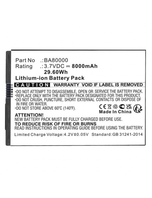 MBXTAB-BA240 MBXTAB-BA240 CoreParts Battery for Touch Dynamic, Flytech Tablet 3.7V 8000mAh 29.60Wh Quest 7,Quest 10, PB63D31 ...