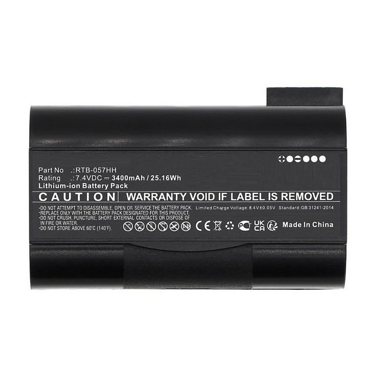 MBXTAB-BA241 CoreParts Battery for WINMATE Tablet 7.4V 3400mAh 25.16Wh R05I98H-RTD1 RTB-057HH