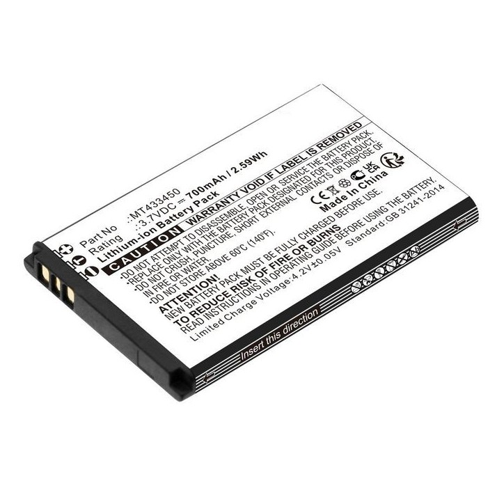 MBXMP-BA1808 CoreParts Battery for Olympia Mobile, SmartPhone 2.59Wh 3.7V 700mAh for Classic Mini II MT433450