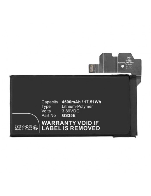 MBXMP-BA1827 CoreParts Battery for Google Mobile, SmartPhone 3.89V 4500mAh 17.51Wh Pixel 8,GKWS6,G9BQD GS35E, G949-00574-01