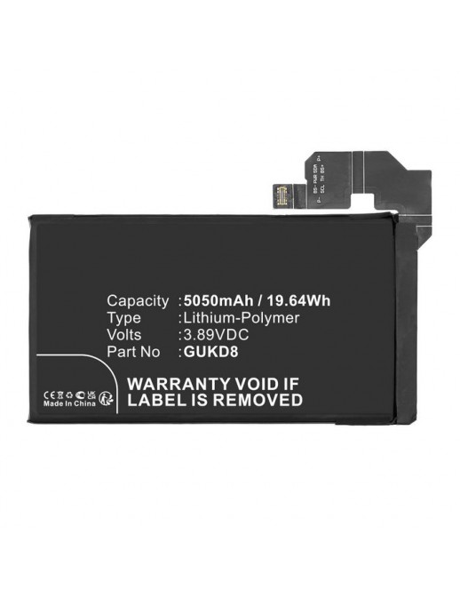 MBXMP-BA1828 CoreParts Battery for Google Mobile, SmartPhone 3.89V 5050mAh 19.64Wh Pixel 8 Pro 5G,GC3VE,Pixel 8 Pro GUKD8, G949-