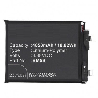 MBXMP-BA1839 CoreParts Battery for Xiaomi Mobile, SmartPhone 3.88V 4850mAh 18.82Wh K60 Ultra,K60 BM5S