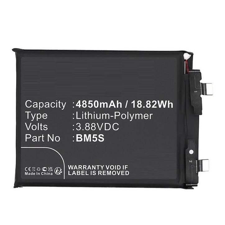 MBXMP-BA1839 CoreParts Battery for Xiaomi Mobile, SmartPhone 3.88V 4850mAh 18.82Wh K60 Ultra,K60 BM5S