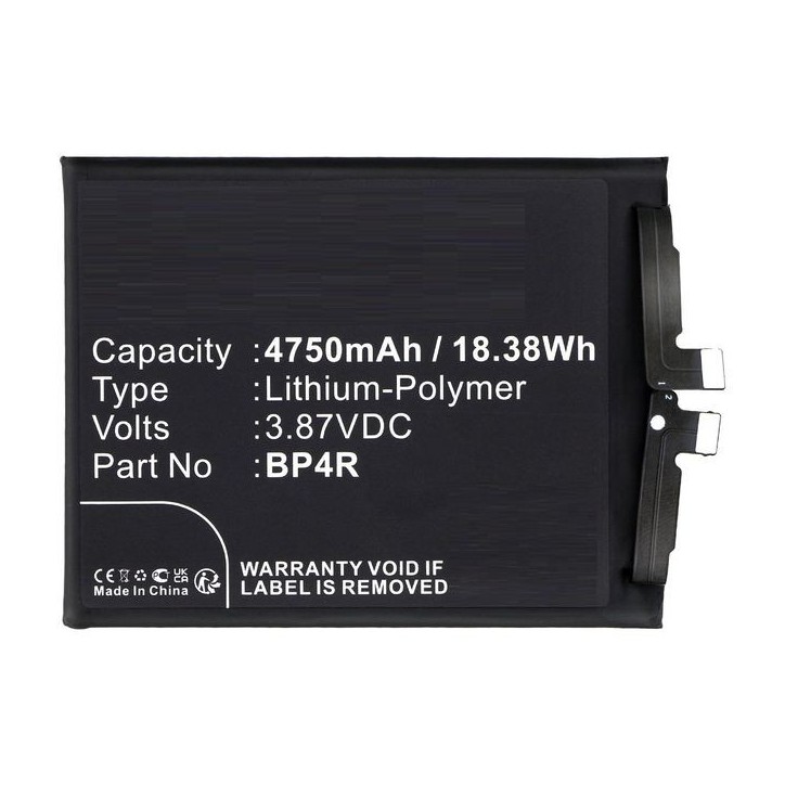MBXMP-BA1840 CoreParts Battery for Xiaomi Mobile, SmartPhone 3.87V 4750mAh 18.38Wh 14 Pro BP4R