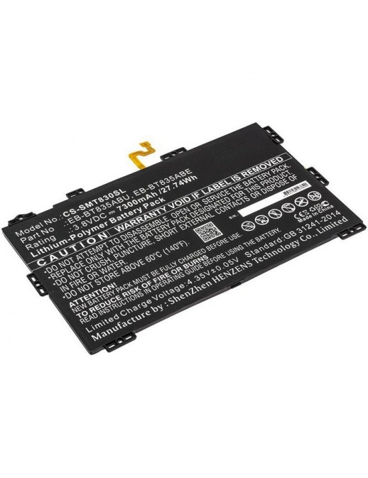 MBXTAB-BA111 CoreParts Battery for Samsung Tablet 27.74Wh Li-Pol 3.8V 7300mAh Black for Samsung Tablet Galaxy Tab S4 10.5 2018, 