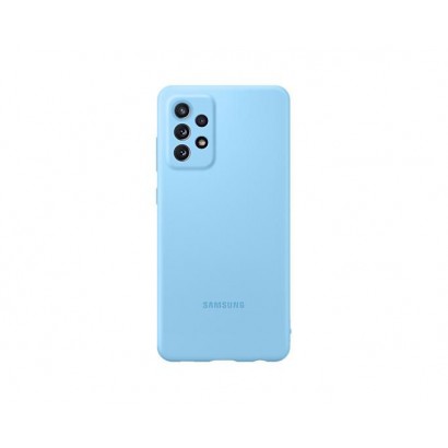 EF-PA725TLEGWW Samsung A72 Silicone Cover Blue Mobile Phone Case 17 Cm (6.7")