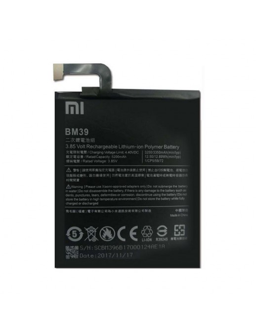 MOBX-XMI-MI6-BAT MOBX-XMI-MI6-BAT CoreParts Battery for Mi Mobile 12.73Wh Li-ion 3.8V 3350mAh, Mi 6 BM39 Battery Xiaomi Mi 6