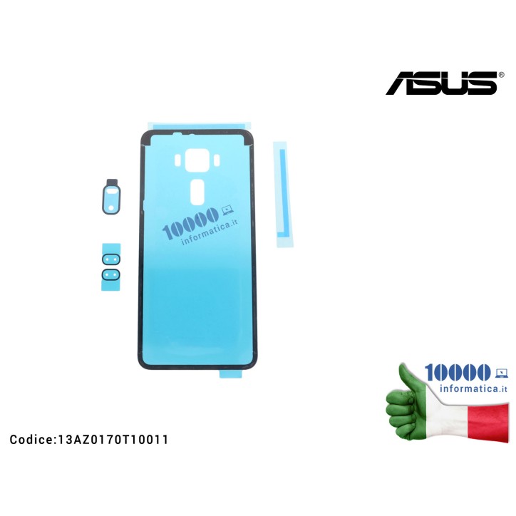 Adesivo Cover Copri Batteria ASUS ZenFone 3 ZE520KL (Z017D) ZE552KL (Z012D) (Z012S) [NERO]