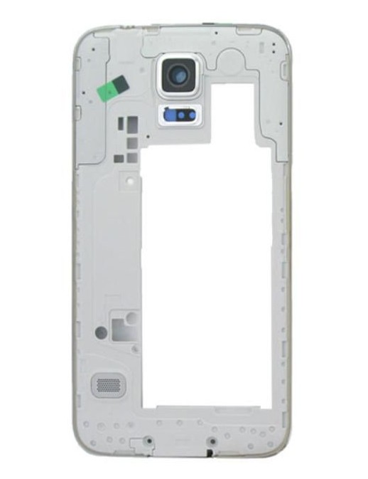 GH96-07236B GH96-07236B Samsung Middle Frame, White, With Black Camera Lens for SM-G900F