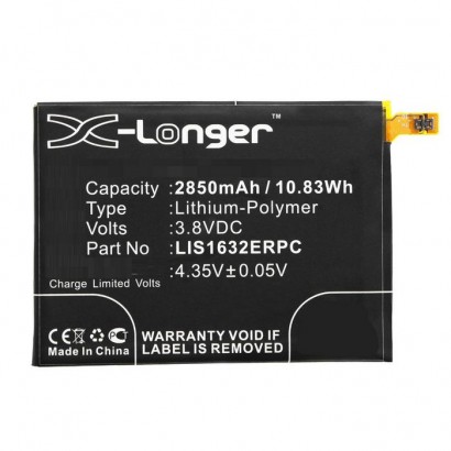 MOBX-BAT-ERF833XL MOBX-BAT-ERF833XL CoreParts Battery for Sony Ericsson 10.83Wh Li-ion 3.8V 2850mAh, for F8331, F8332, Xperia...