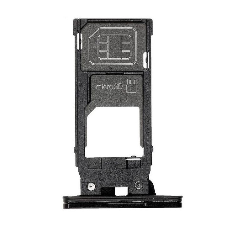 MOBX-SONY-XPXZ2-16 CoreParts Sony Xperia XZ2 Single SIM Card Tray - Black