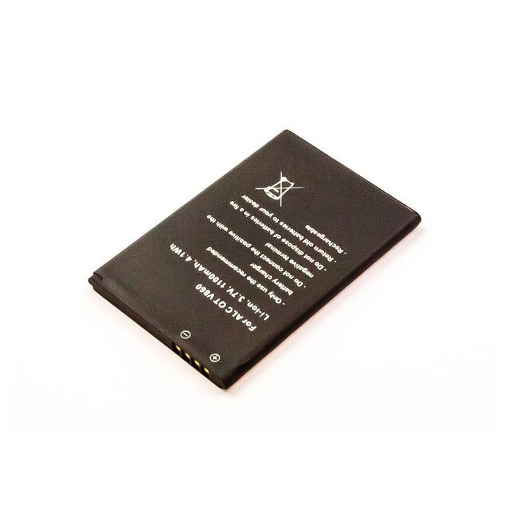 MBXAL0016 CoreParts Battery for Mobile 4.1Wh Li-ion 3.7V 1100mAh Alcatel CAB6050001C2, VODAFONE: CAB6050001C2