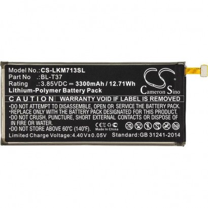 MOBX-BAT-LKM713SL MOBX-BAT-LKM713SL CoreParts Battery for LG Mobile 12.54Wh Li-ion 3.8V 3300mAh, for L713DL, LG-Q710AL, LM-L7...