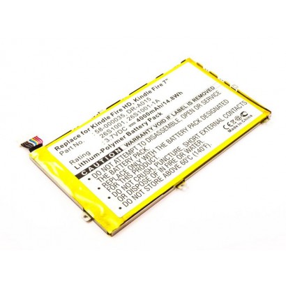 MBTAB0009 MBTAB0009 CoreParts Battery for Tablet & eBook 16.43Wh Li-Pol 3.7V 4440mAh 26S1001, 26S1001-1A, 58-000035, DR-A015 ...
