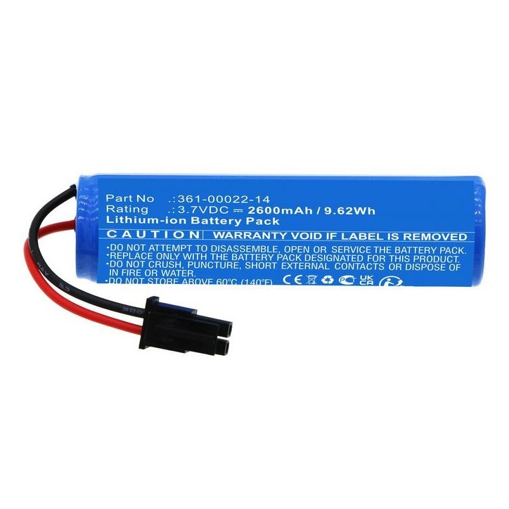 MBXDC-BA078 CoreParts Battery for Garmin Communication 9.62Wh Li-ion 3.7V 2600mAh for 010-12400-04,PRO Control 2 remote receiver