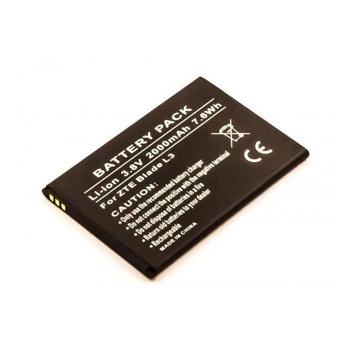 MBXMISC0176 CoreParts Battery for Mobile 7.6Wh Li-ion 3.8V 2000mAh LI3820T43P3H785439