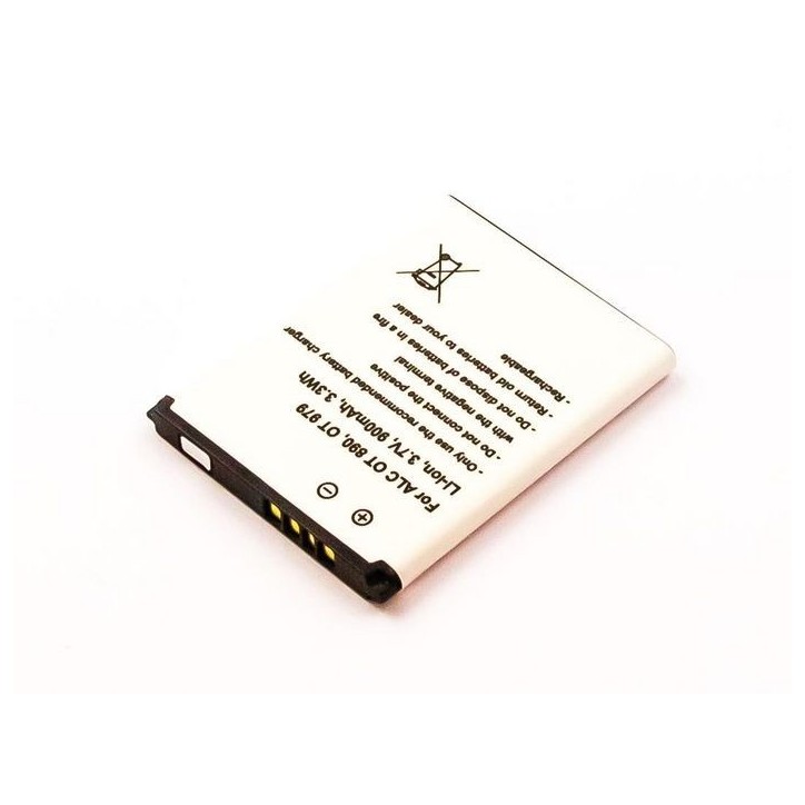 MBXAL0003 CoreParts Battery for Mobile 3.3Wh Li-ion 3.7V 900mAh Alcatel CAB31L0000C1, CAB31L0004C1, CAB31Y0004C1 , CAB31Y0004C1,