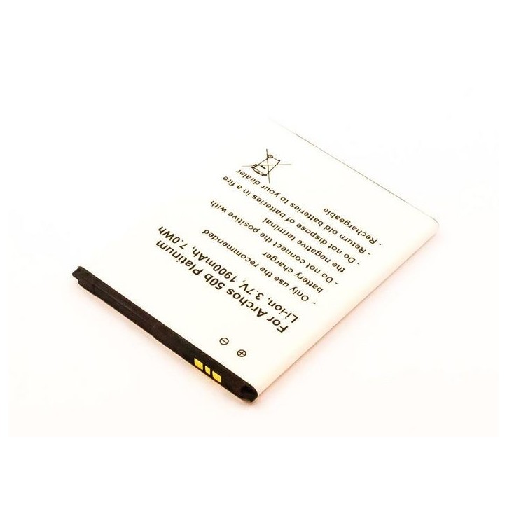 MBXAR0008 CoreParts Battery for Mobile 7Wh Li-ion 3.7V 1900mAh Archos AC50BPL