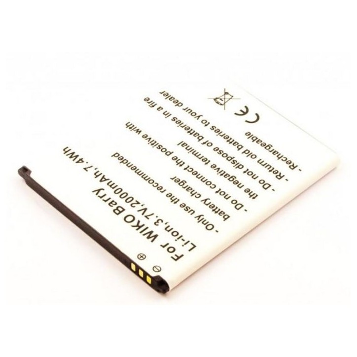 MBXMISC0184 CoreParts Battery for Mobile 7.4Wh Li-ion 3.7V 2000mAh Wiko Barry, Barry Dual SIM