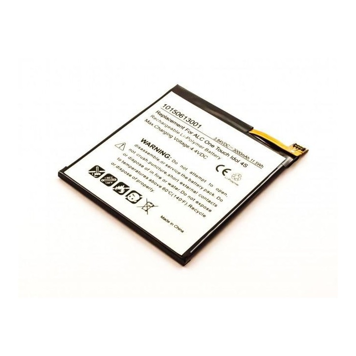 MBXMISC0242 CoreParts Battery for Alcatel 11.5Wh Li-ion. 3.84V. 3Ah Alcatel OT Idol 4S, Blackberry DTEK60, BBA100-2, BBA100-1 VO MBXMISC0242 CoreParts Battery for Alcatel 11.5Wh Li-ion. 3.84V. 3Ah Alcatel OT Idol 4S, Blackberry DTEK60, BBA100-2, BBA100-1 VO