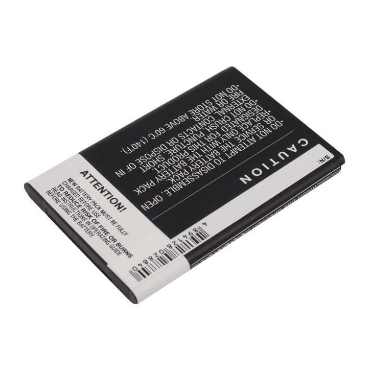 MOBX-BAT-HDP180XL CoreParts Battery for Verizon Mobile 5.92Wh Li-ion 3.7V 1600mAh, for Arrive, EVO 4G, S511, Snap, Touch Pro 2, 