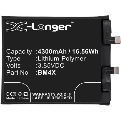 MBXMP-BA1289 MBXMP-BA1289 CoreParts Mobile Battery for Xiaomi 17.33Wh Li-Pol 3.85V 4500mAh Black for Xiaomi Mobile, SmartPhon...