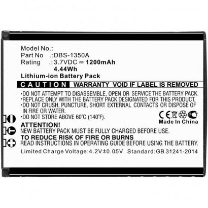 MBXMP-BA1320 MBXMP-BA1320 CoreParts Mobile Battery for Doro 4.44Wh Li-Pol 3.7V 1200mAh Black for 7050 Flip, 7060, 7070, 7441,...