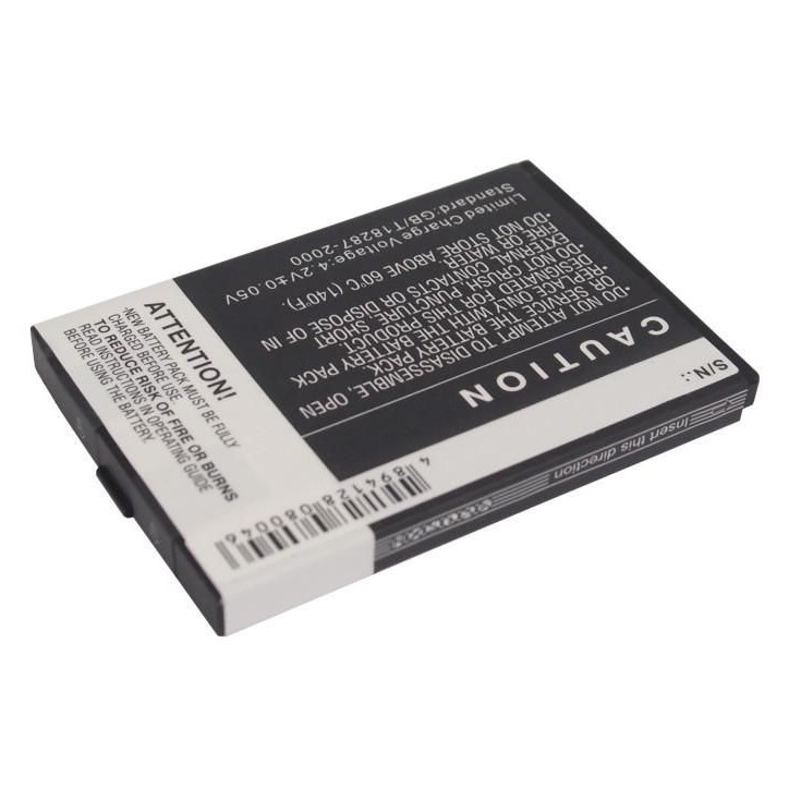 MBXMP-BA171 CoreParts Mobile Battery for Bea-fon 3.7Wh Li-ion 3.7V 1000mAh Black for Bea-fon Mobile, SmartPhone S10 S10