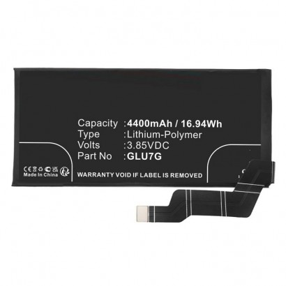 MBXMP-BA1721 MBXMP-BA1721 CoreParts Battery for Google Mobile, SmartPhone 16.94Wh Li-Pol 3.85V 4400mAh for G1AZG, GB17L, GB62...