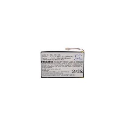 TABX-BAT-ACB810SL TABX-BAT-ACB810SL CoreParts Battery for Acer Mobile 6.66Wh Li-ion 3.7V 1800mAh, for ICONIA B1-A71, ICONIA B...