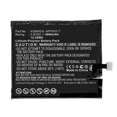 MBXMP-BA1728 MBXMP-BA1728 CoreParts Battery for CAT, CATERPILLAR Mobile, SmartPhone 15.20Wh Li-Polymer 3.8V 4000mAh Black for...