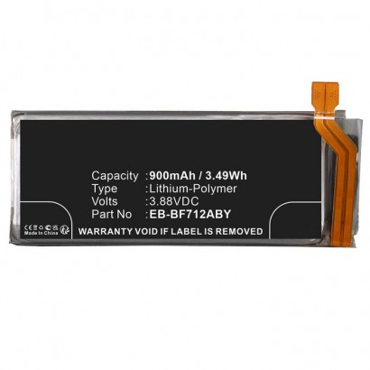 MBXMP-BA1735 MBXMP-BA1735 CoreParts Battery for Samsung Mobile, SmartPhone 3.49Wh Li-Polymer 3.88V 900mAh Black for Galaxy Z ...