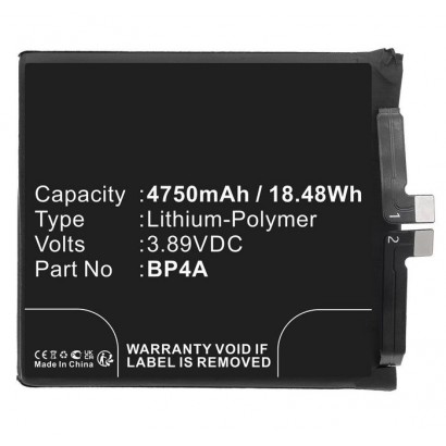 MBXMP-BA1737 MBXMP-BA1737 CoreParts Battery for Xiaomi Mobile, SmartPhone 18.48Wh Li-Polymer 3.89V 4750mAh Black for 12S Ultr...