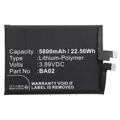 MBXMP-BA1754 MBXMP-BA1754 CoreParts Battery for VIVO Mobile 22.56Wh 3.89V 5800mAh for IQOO Z8X BA02 CoreParts DSE