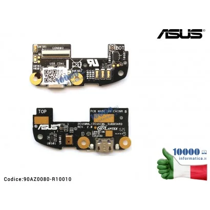 90AZ0080-R10010 Connettore USB DC Power Board ASUS ZenFone 2 ZE550ML (Z008D) ZE551ML (Z00AD)
