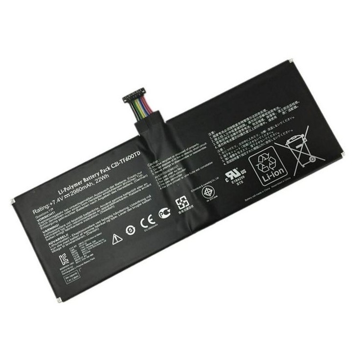 TABX-BAT-AUF610SL CoreParts Battery for Asus Mobile 25.01Wh Li-ion 3.7V 6760mAh, VIVOTAB TF600TL C21-TF600T