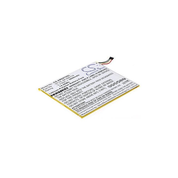 TABX-BAT-ABD870SL CoreParts Battery for Amazon Kindle 14.06Wh Li-ion 3.7V 3800mAh, KINDLE FIRE HD 10, KINDLE FIRE HD 10.1, B00VK