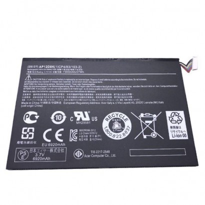 TABX-BAT-ACW510SL TABX-BAT-ACW510SL CoreParts Battery for Acer Mobile 27.01Wh Li-ion 3.7V 7300mAh, for ASPIRE P3-171-3322Y2G0...