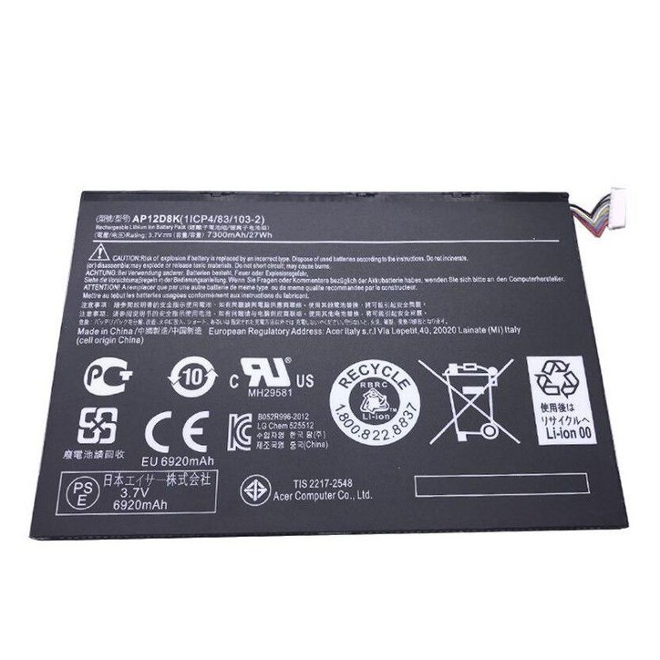 TABX-BAT-ACW510SL CoreParts Battery for Acer Mobile 27.01Wh Li-ion 3.7V 7300mAh, for ASPIRE P3-171-3322Y2G06AS, ASPIRE P3-171533
